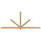 Ekena Millwork Kennewick Timber Gable Bracket, Western Red Cedar, 108"W x 45"H x 3 1/2"D x 3 1/2"F, 10/12 Pitch GBW108X45X0404KEN00SWR - alternate 1